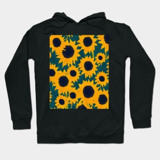 Yellow Sunflowers Hoodie